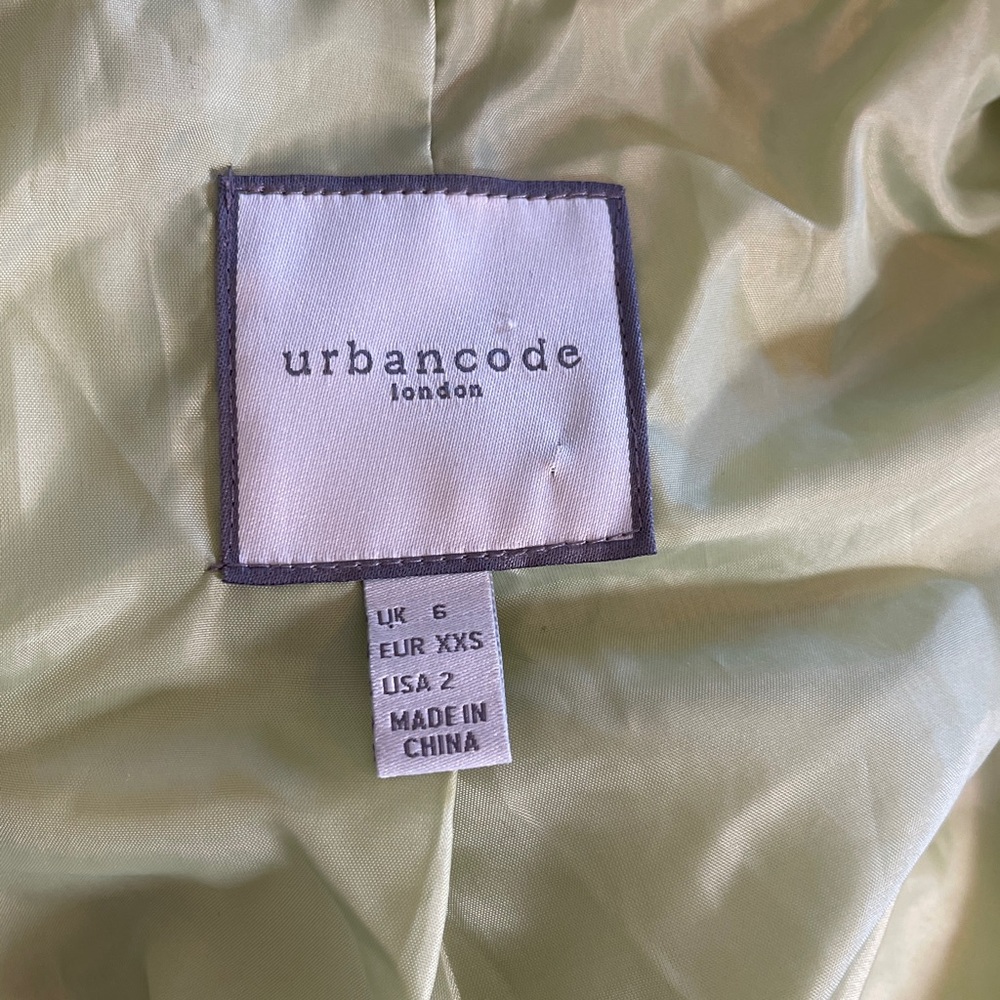 URBANCODE
URBAN CODE CHECKED BORG JACKET IN LIME GREEN - Picture 9 of 11